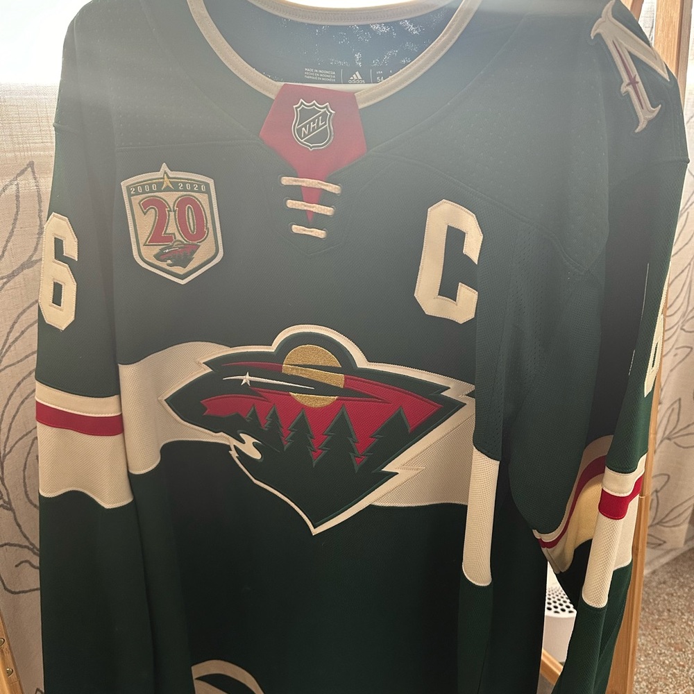 Minnesota Wild NHL Adidas Hockey Jersey Size 54